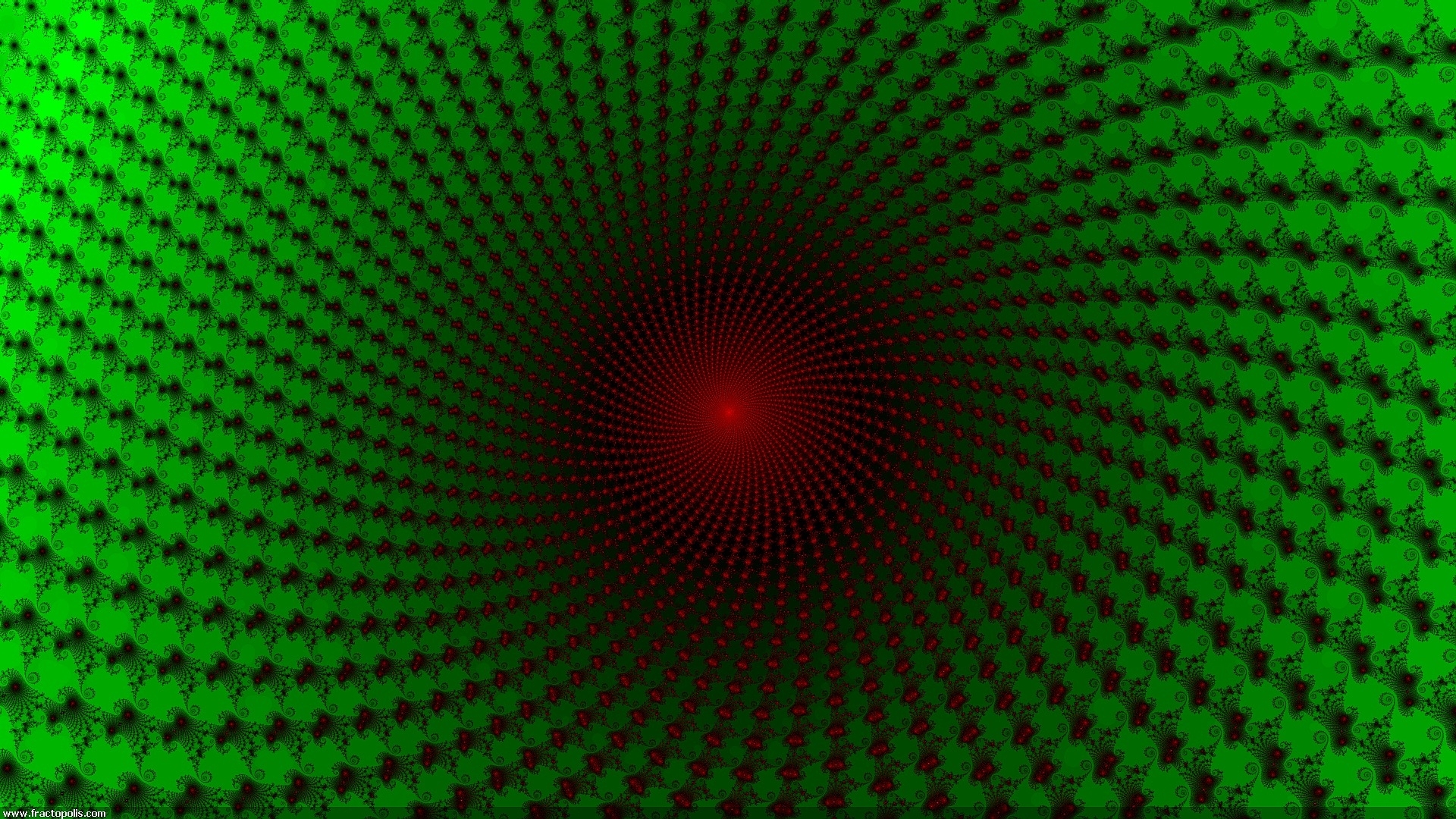 Green and red wallpaper