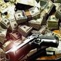 Guns and money wallpaper
