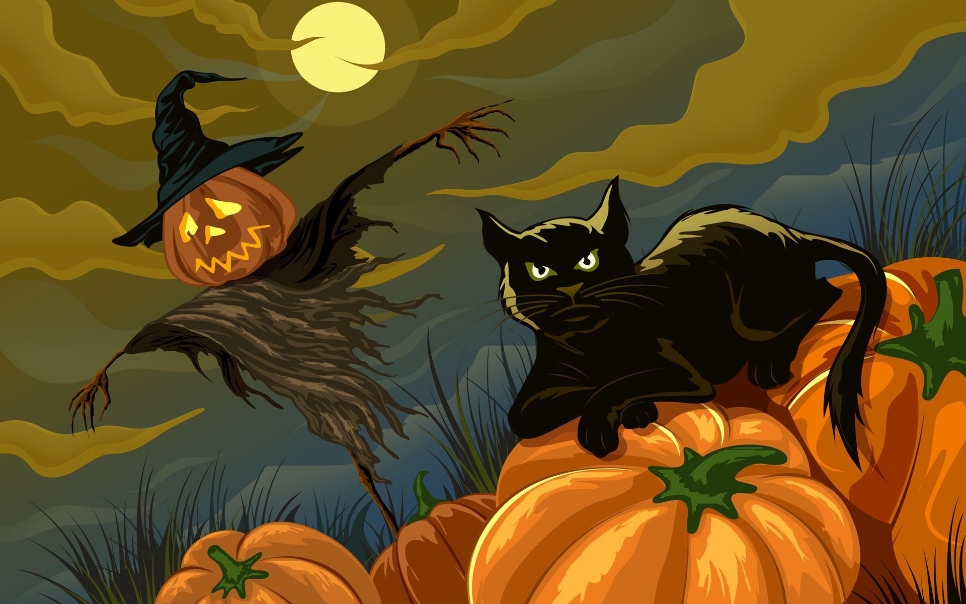 halloween cat wallpaper #11