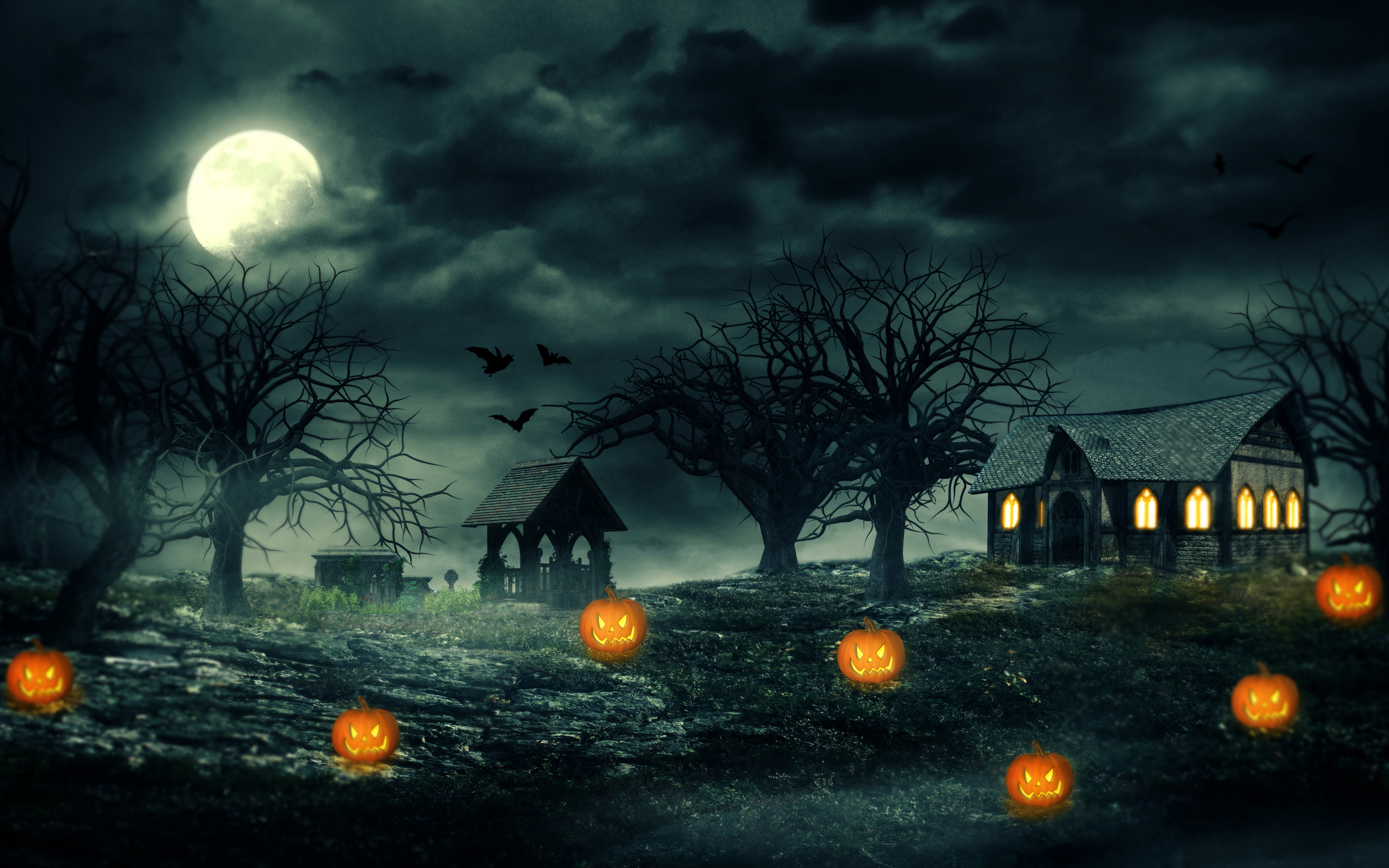 Halloween scary wallpaper
