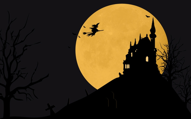 halloween witch wallpaper #14