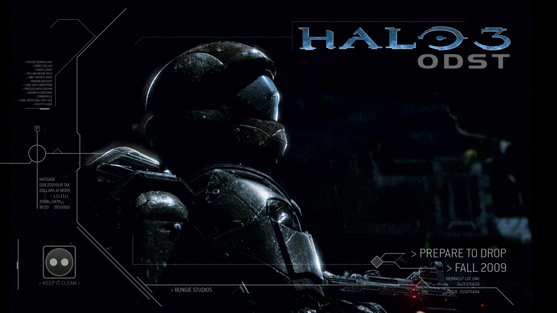 Halo 3 ODST Wallpaper