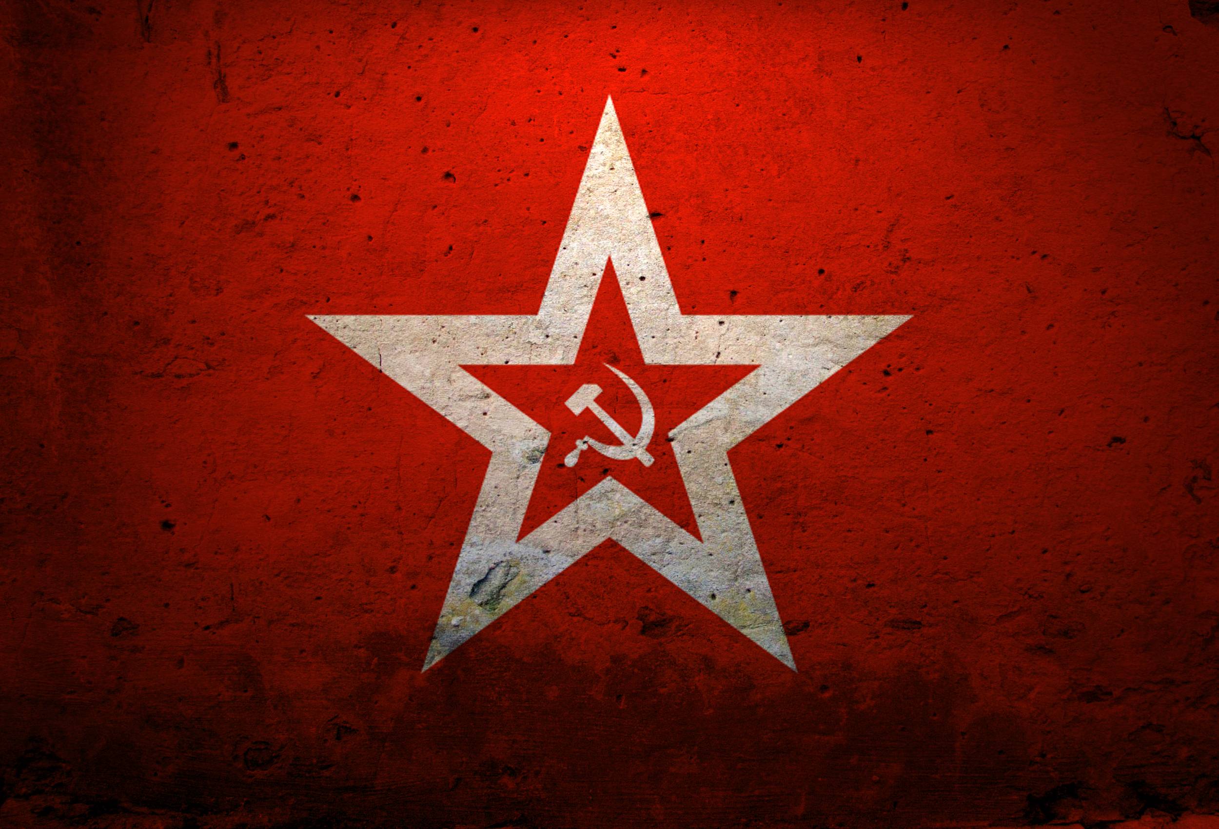Hammer and sickle wallpaper