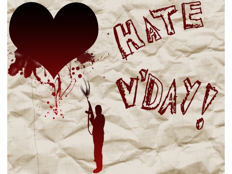 I hate valentines day wallpaper