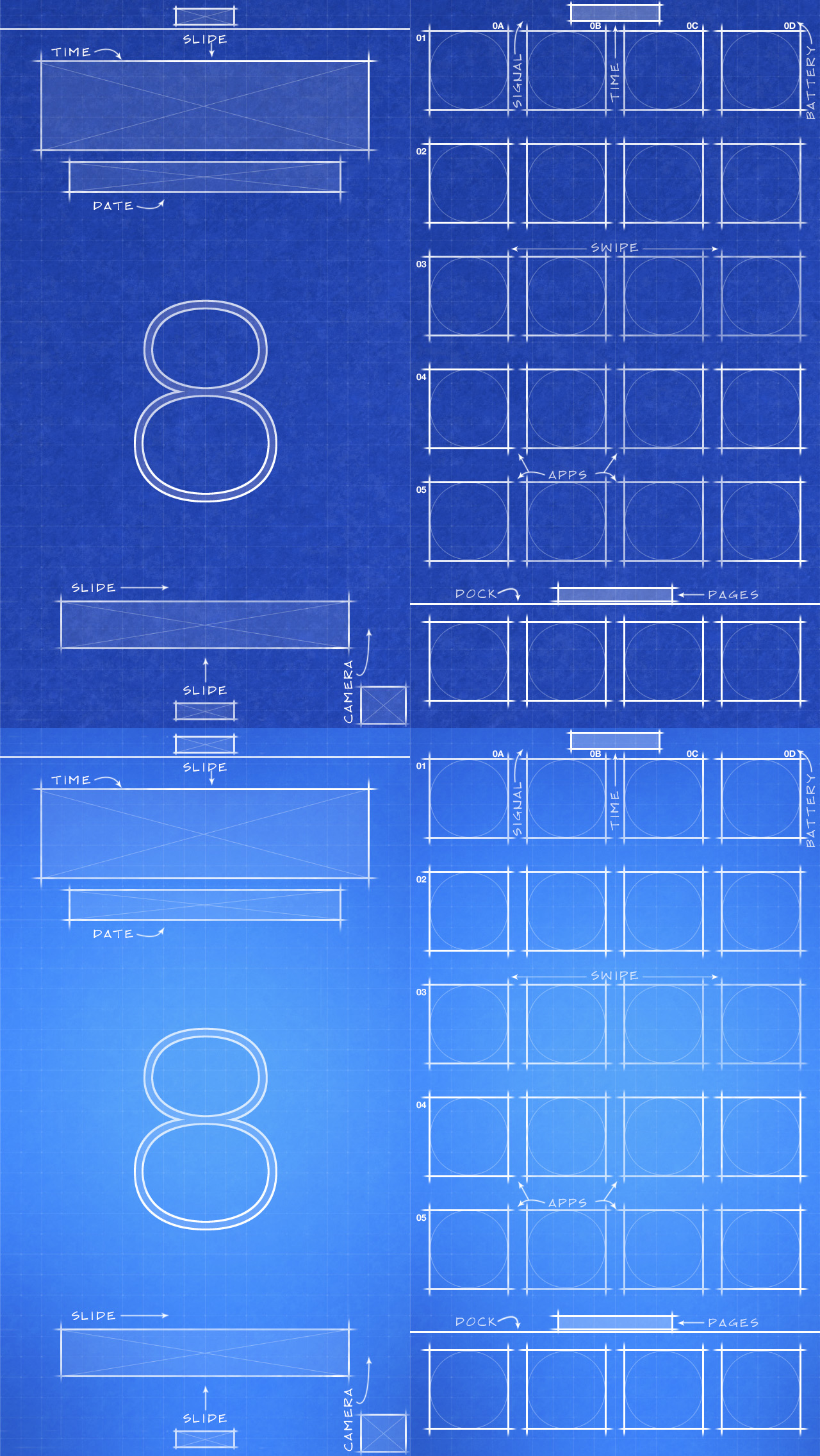 Iphone blueprint wallpaper