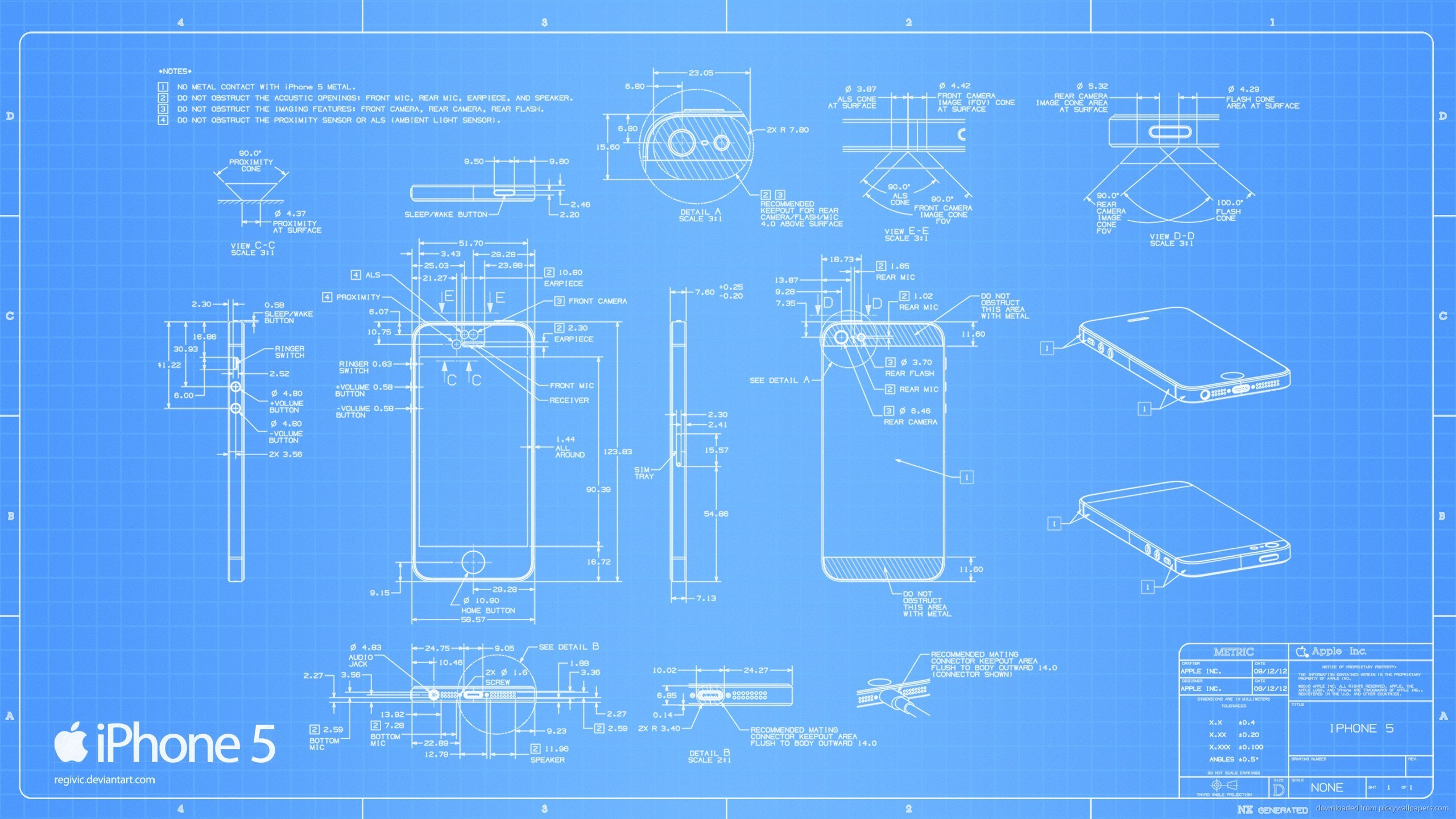Iphone blueprint wallpaper