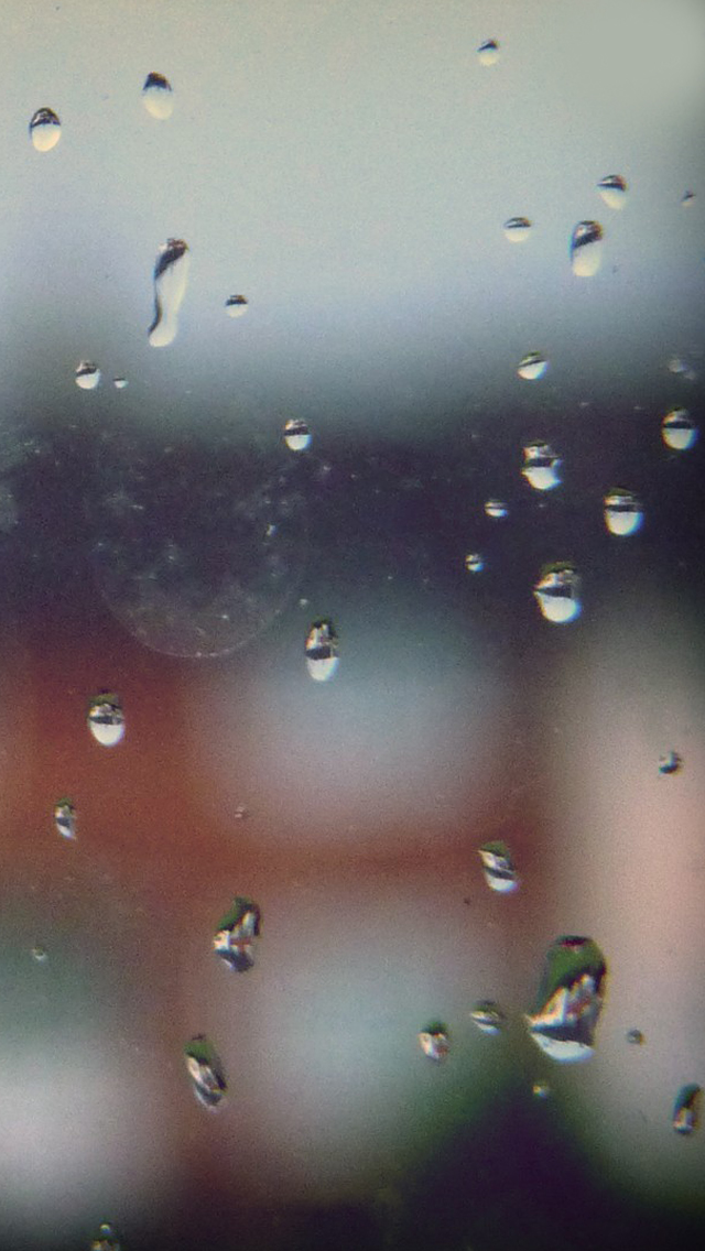 Iphone raindrop wallpaper