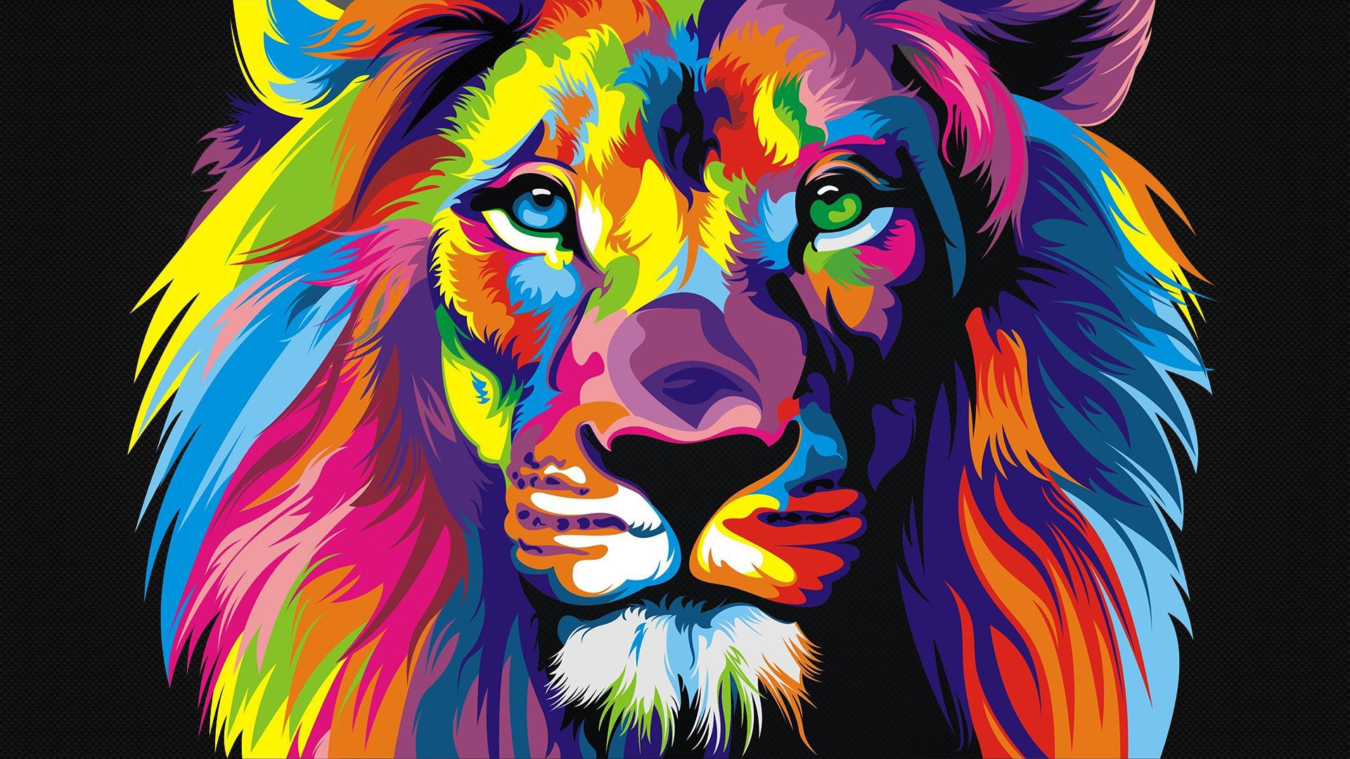 lion art wallpaper #15