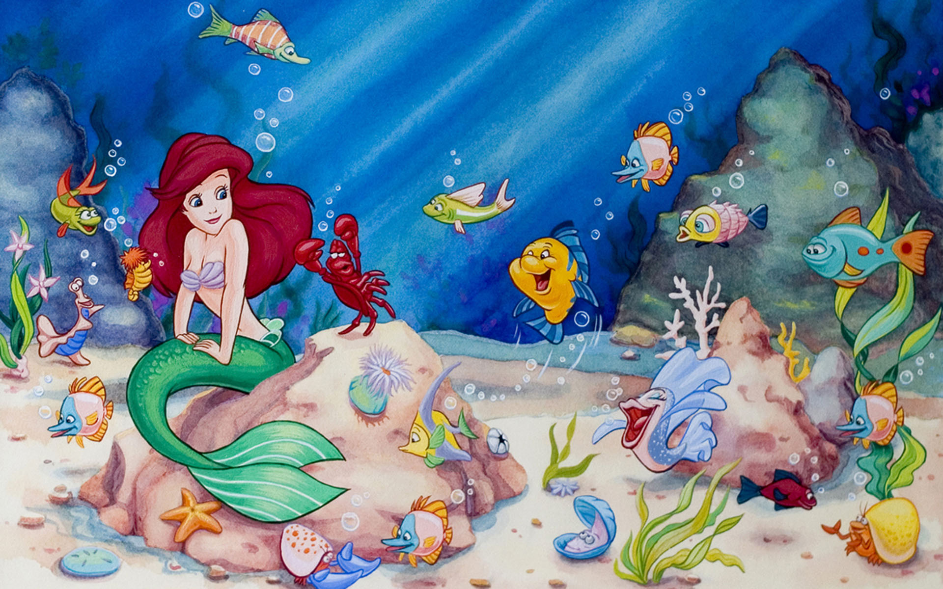 Little mermaid wallpaper