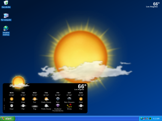 Live weather wallpaper for pc