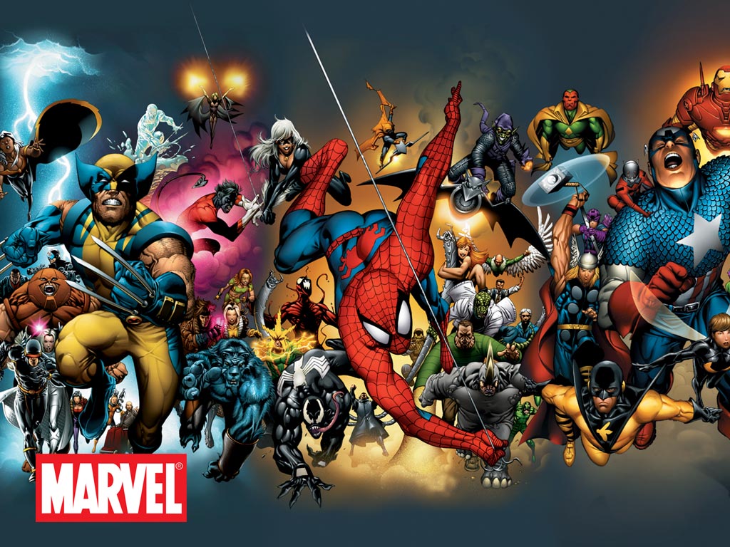 Marvel cartoon wallpaper