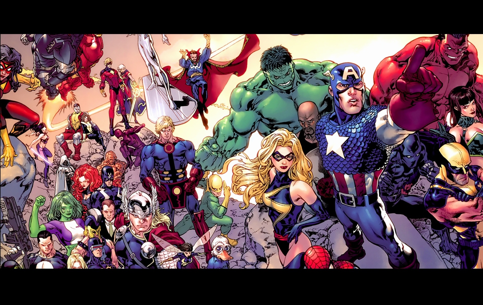 Marvel comics desktop wallpaper