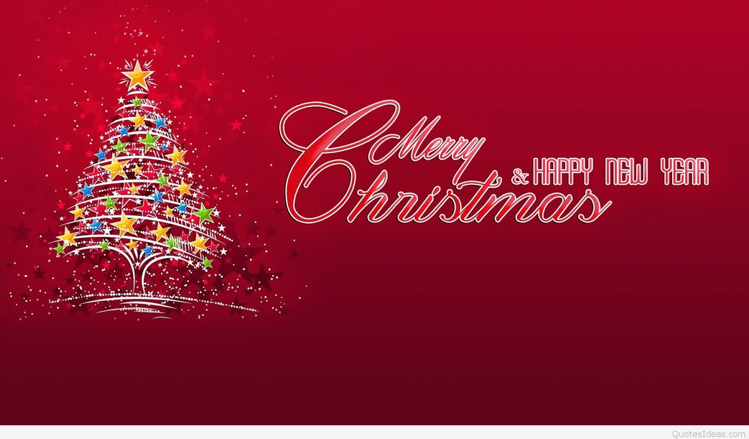 Merry christmas and happy new year wallpaper