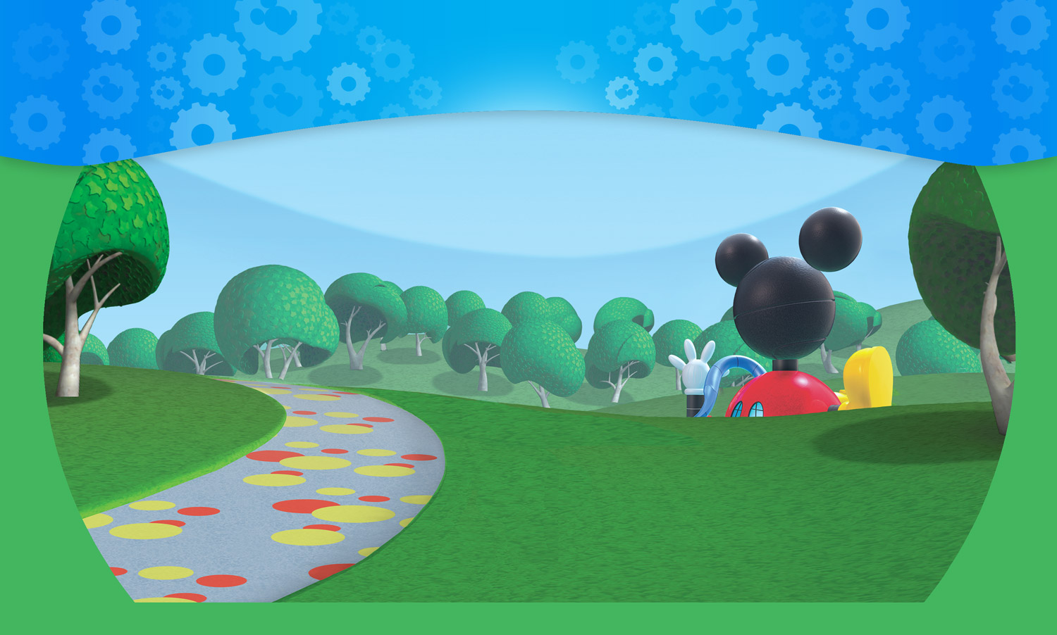 Mickey mouse clubhouse background