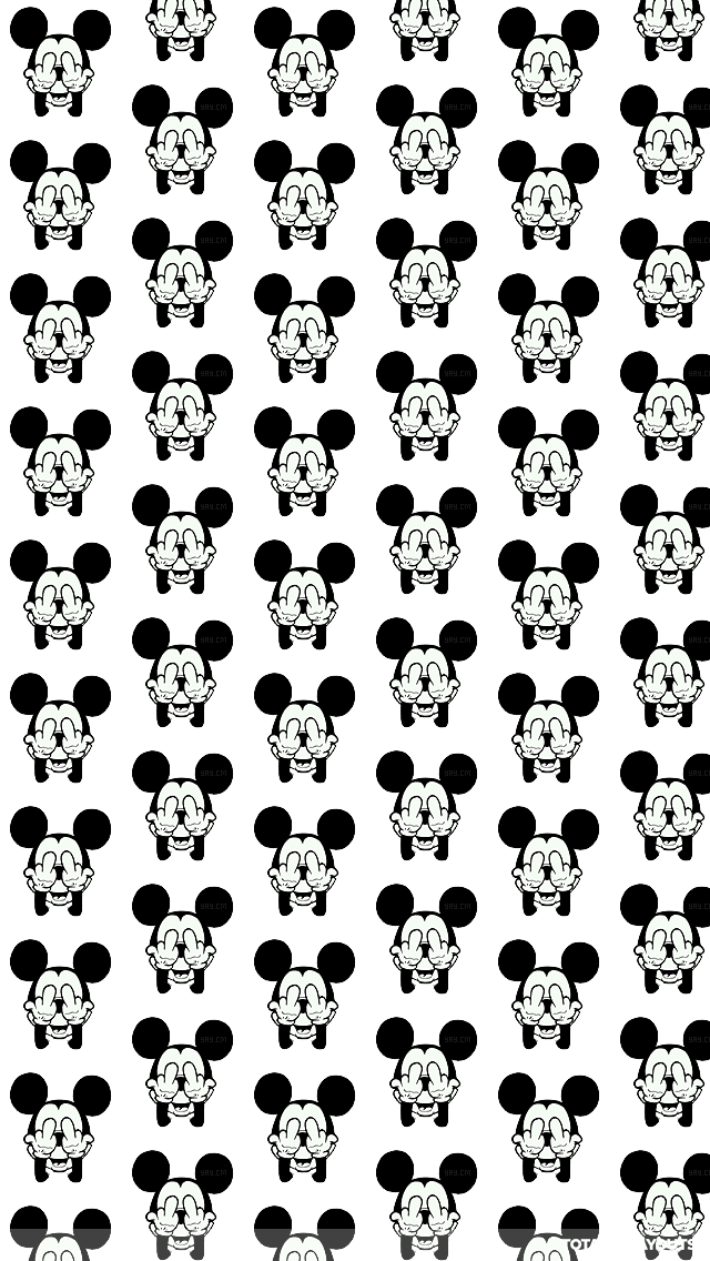 mickey mouse wallpaper black and white #7