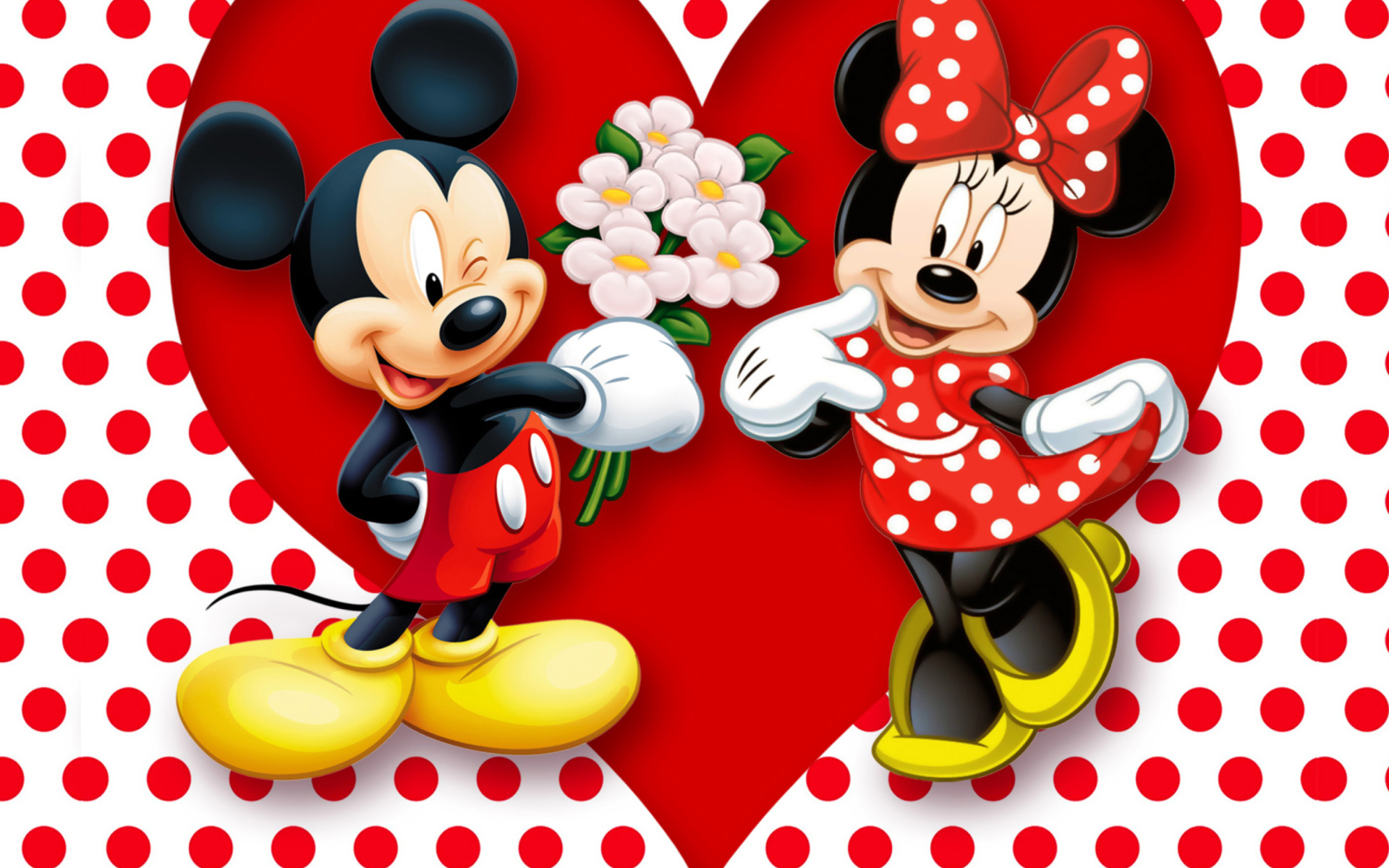 Minnie and mickey mouse wallpapers