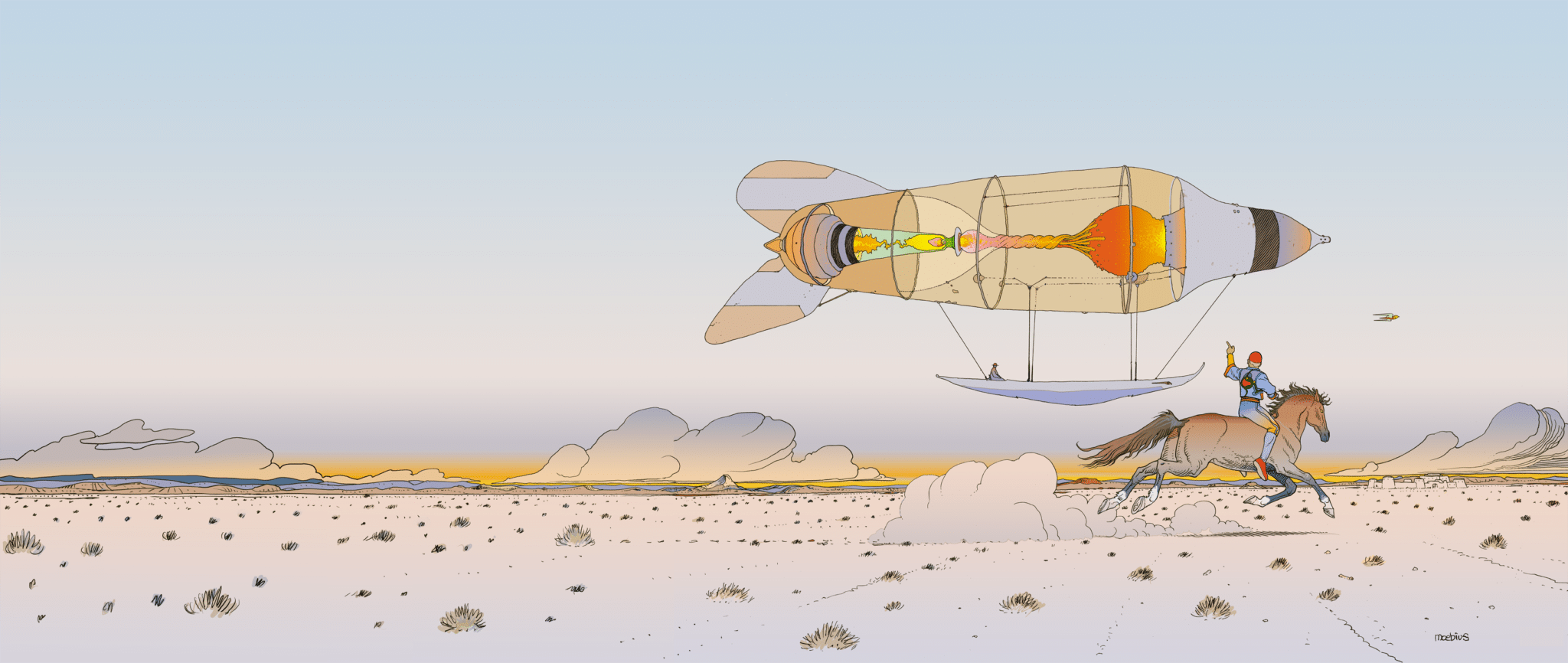 Moebius (one of my all time favorite artists) [1280x800] : wallpaper