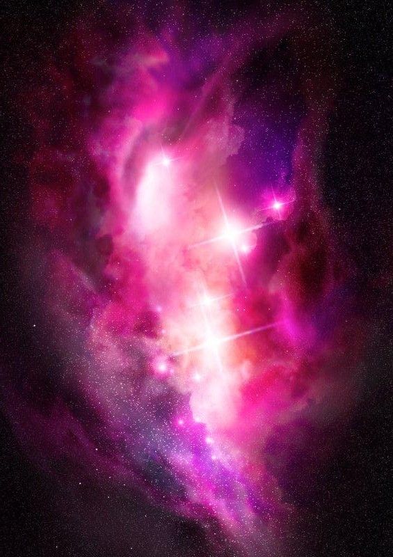 Pink galaxy wallpaper