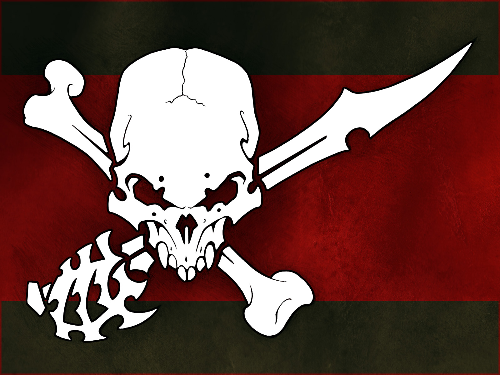 Pirate flag wallpaper