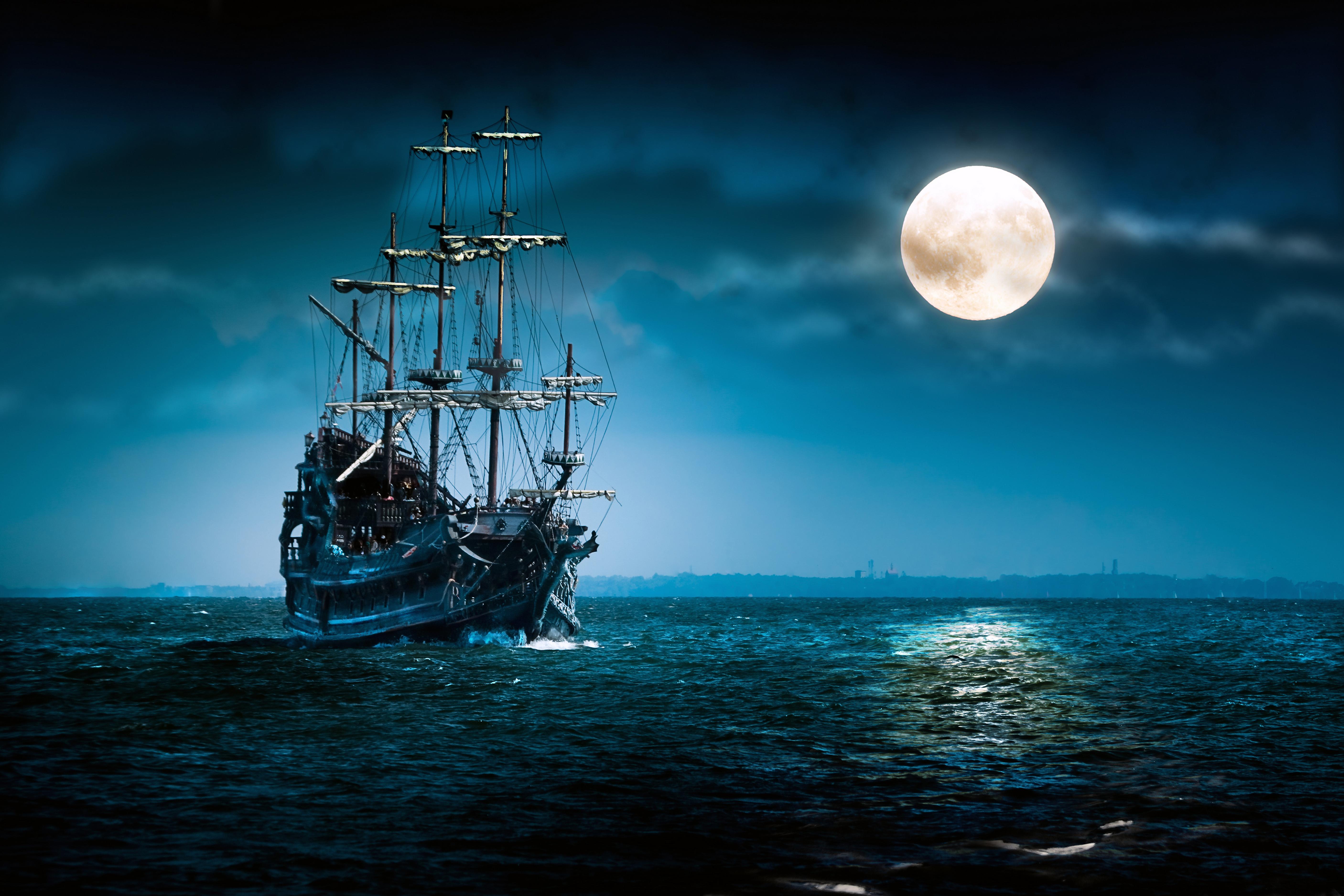 Pirate ships wallpaper