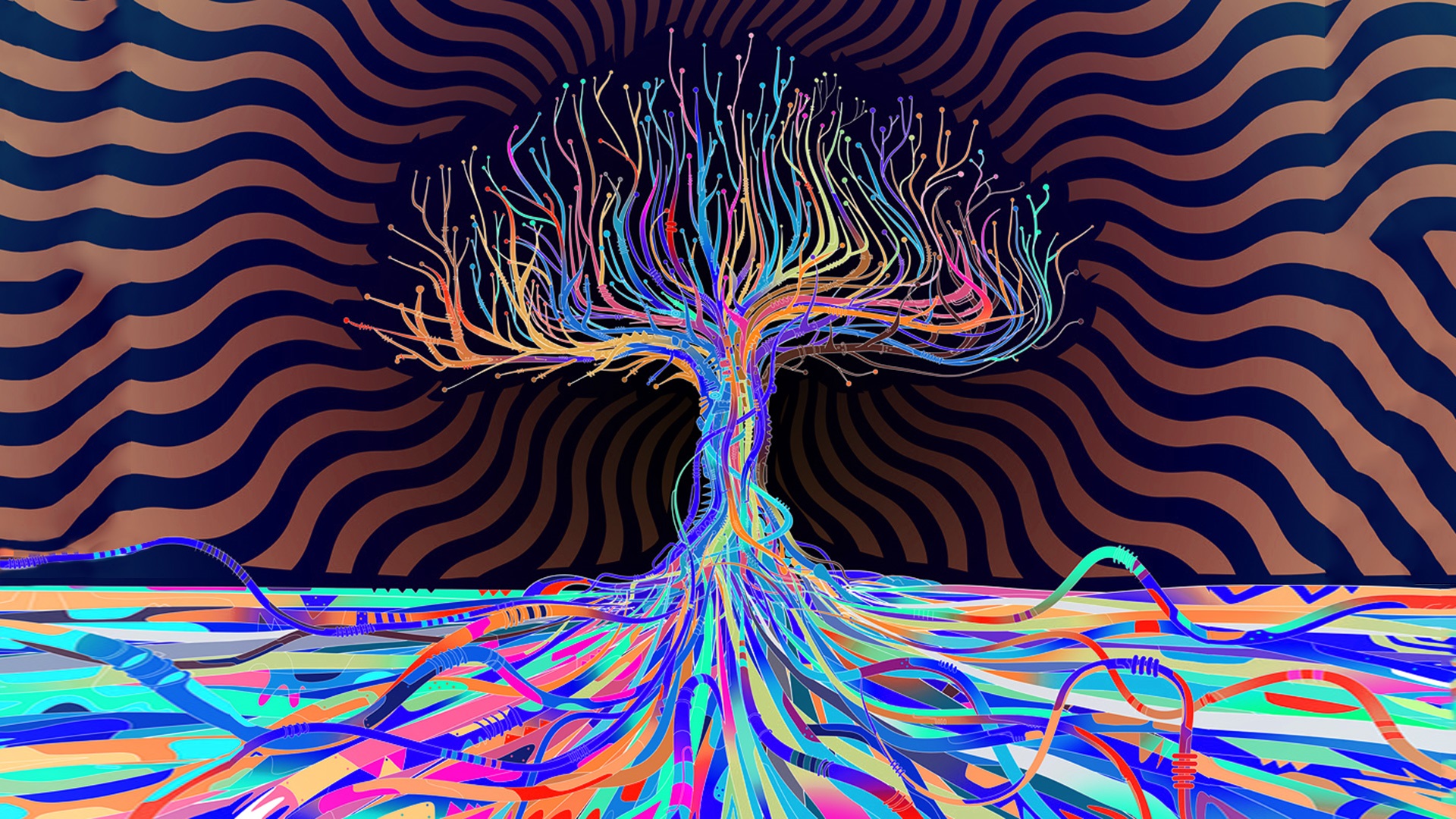 Psychedelic wallpapers