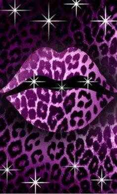 Purple cheetah wallpaper