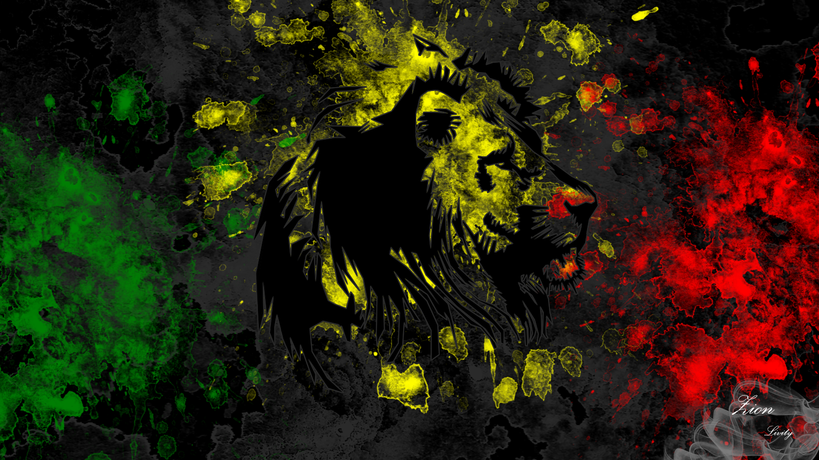 Rasta lion wallpaper