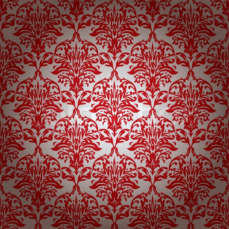 Red and silver wallpaper