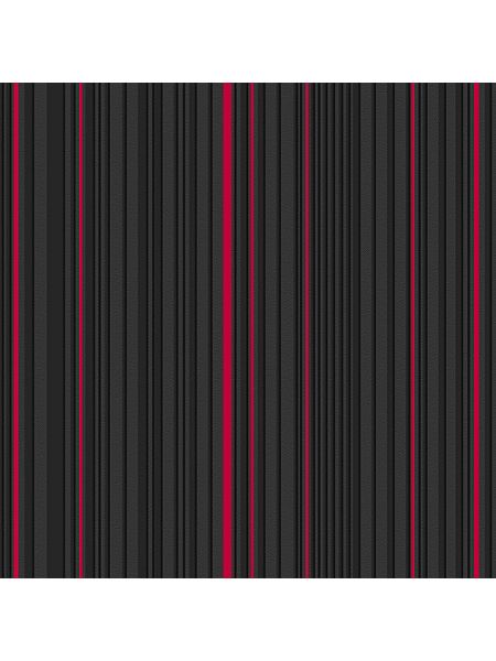 Red striped wallpaper