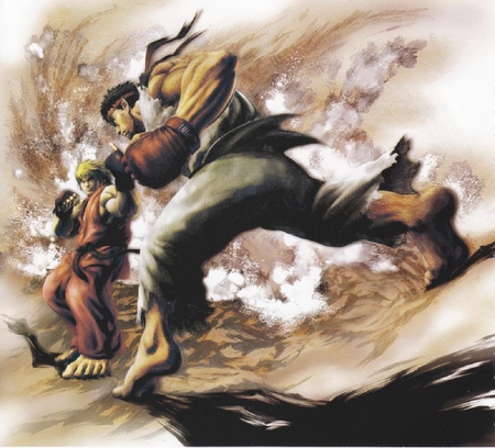 Ryu vs ken wallpaper