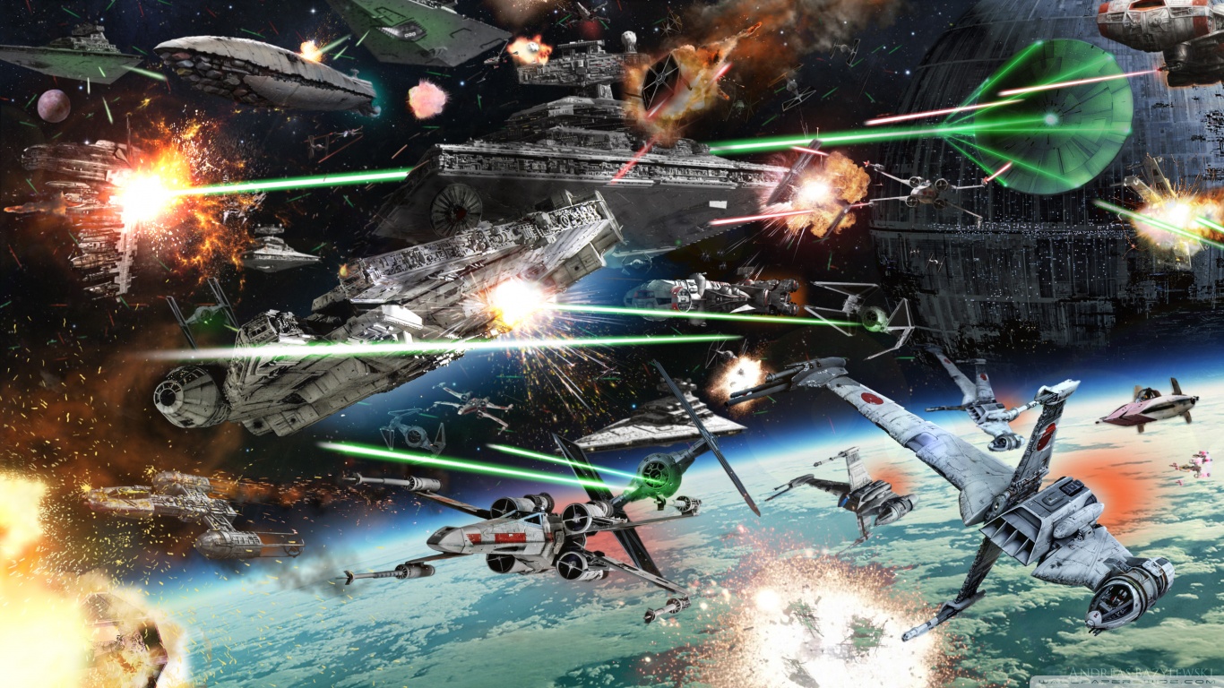 Star wars space wallpaper