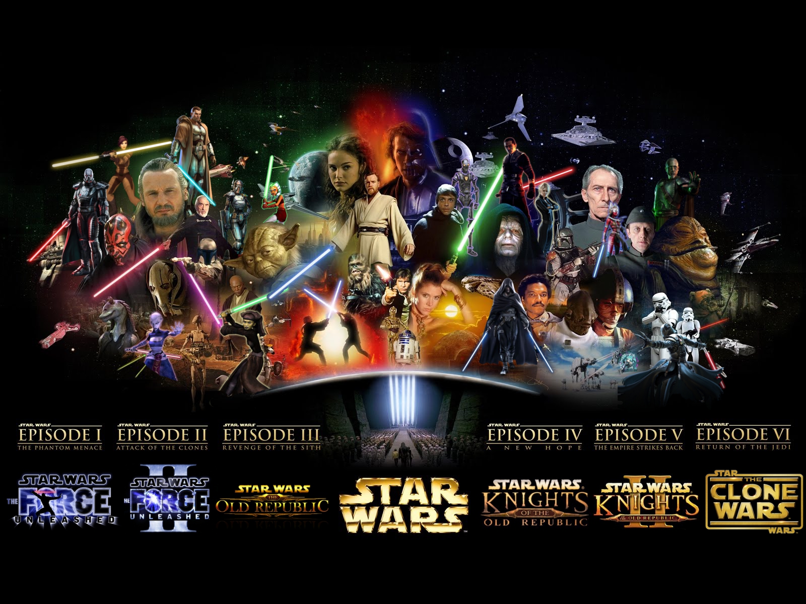 Star wars background wallpaper
