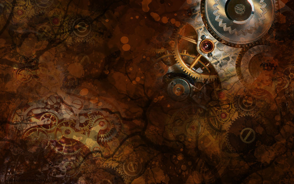 Steampunk background