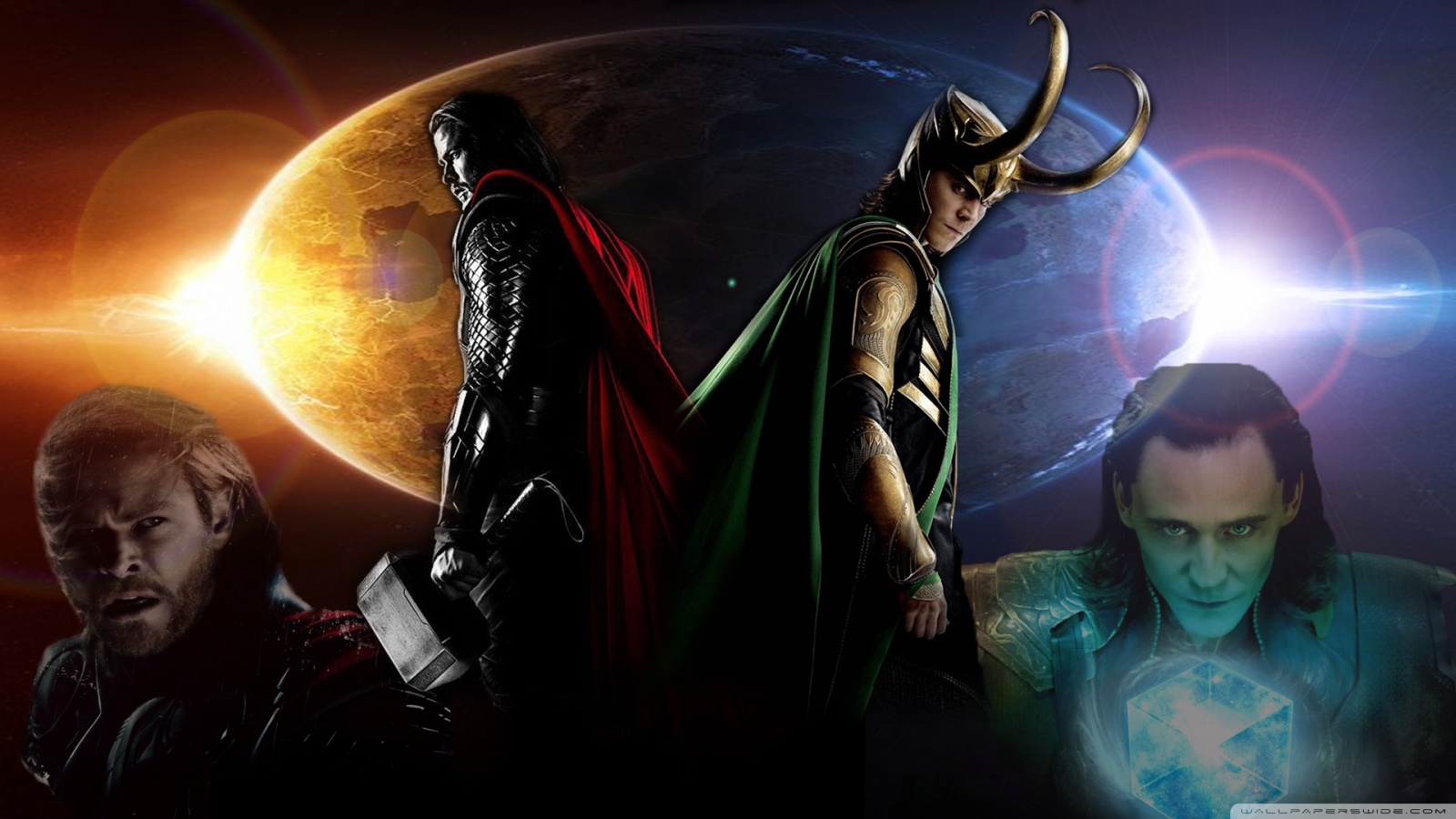 Thor and loki wallpaper
