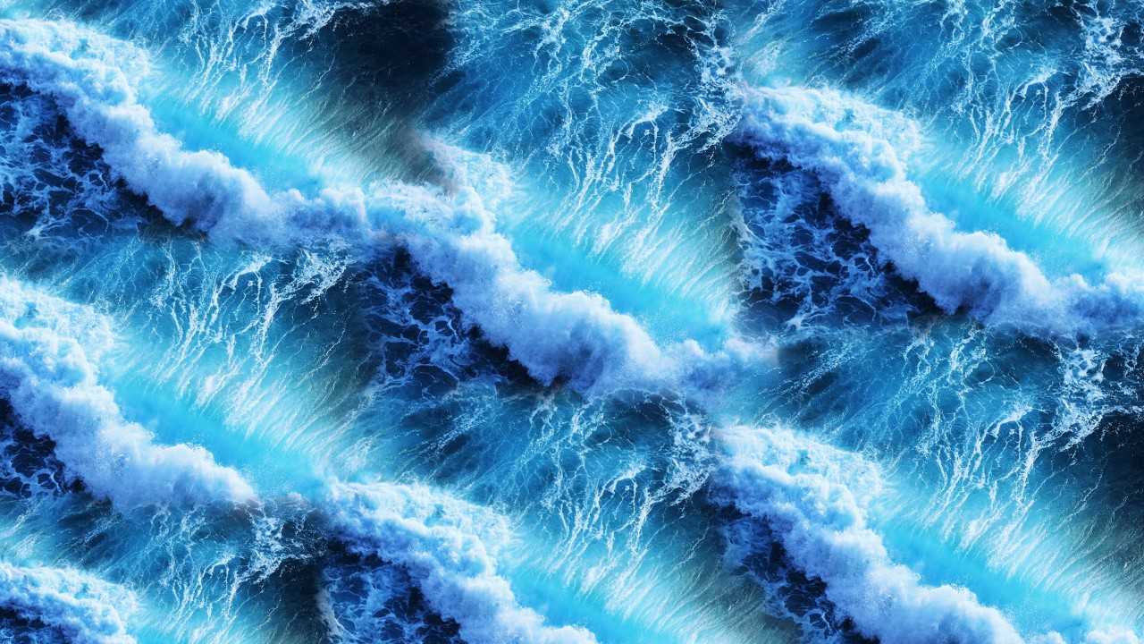 Tidal wave wallpaper