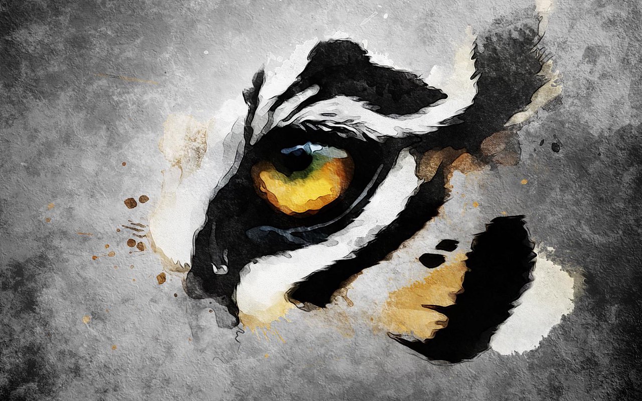 Tiger eye wallpaper