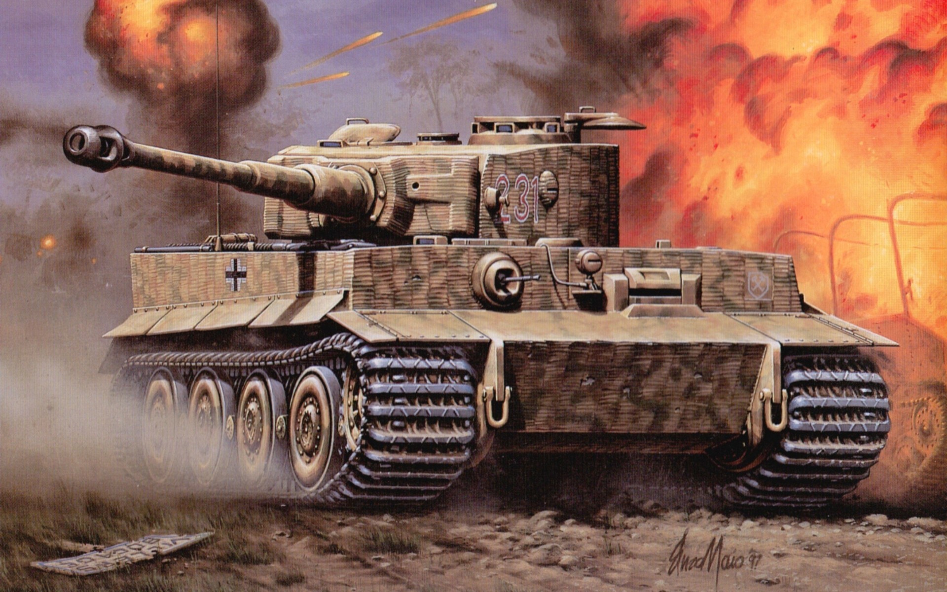 tiger tank wallpaper #24