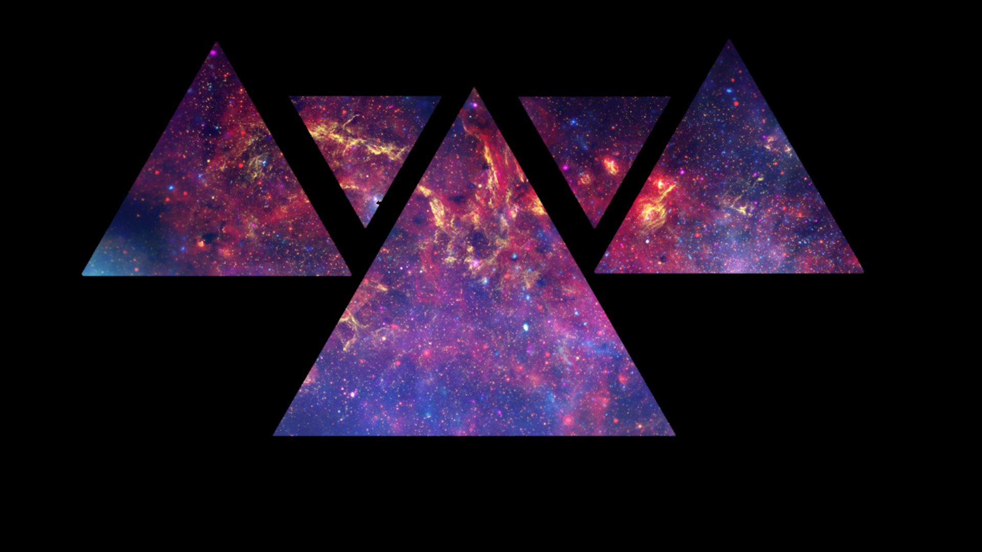 Triangle galaxy wallpaper