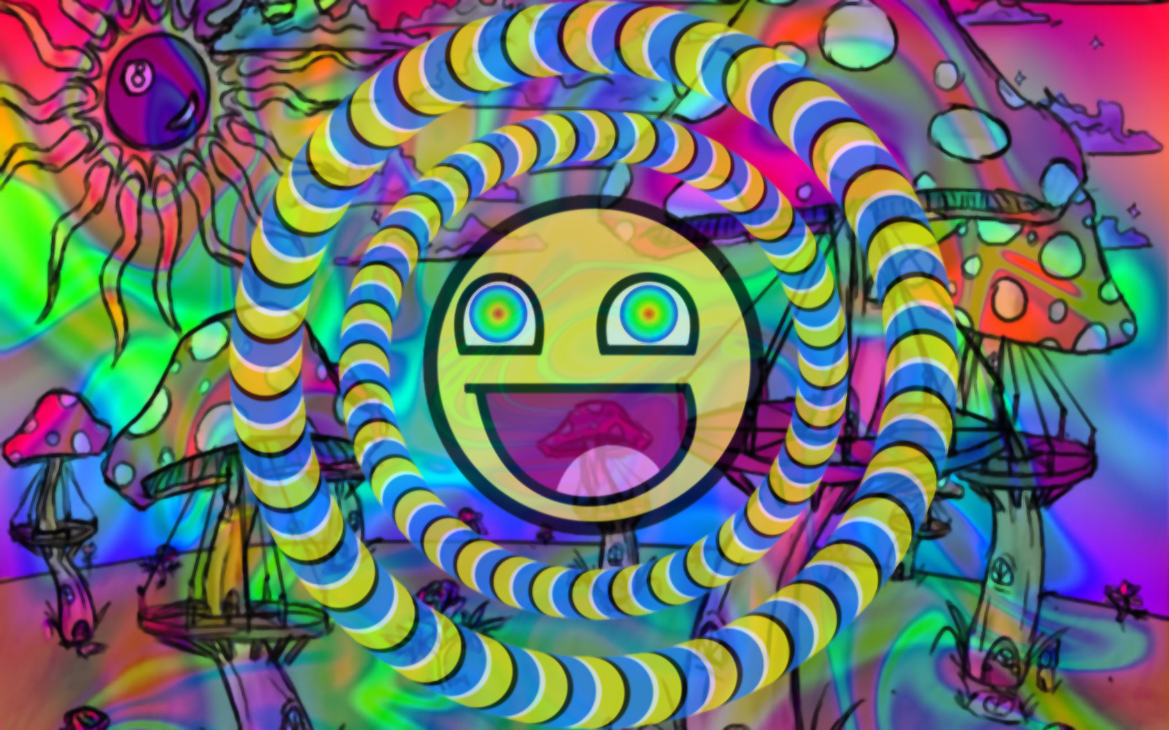 Trippy colorful backgrounds