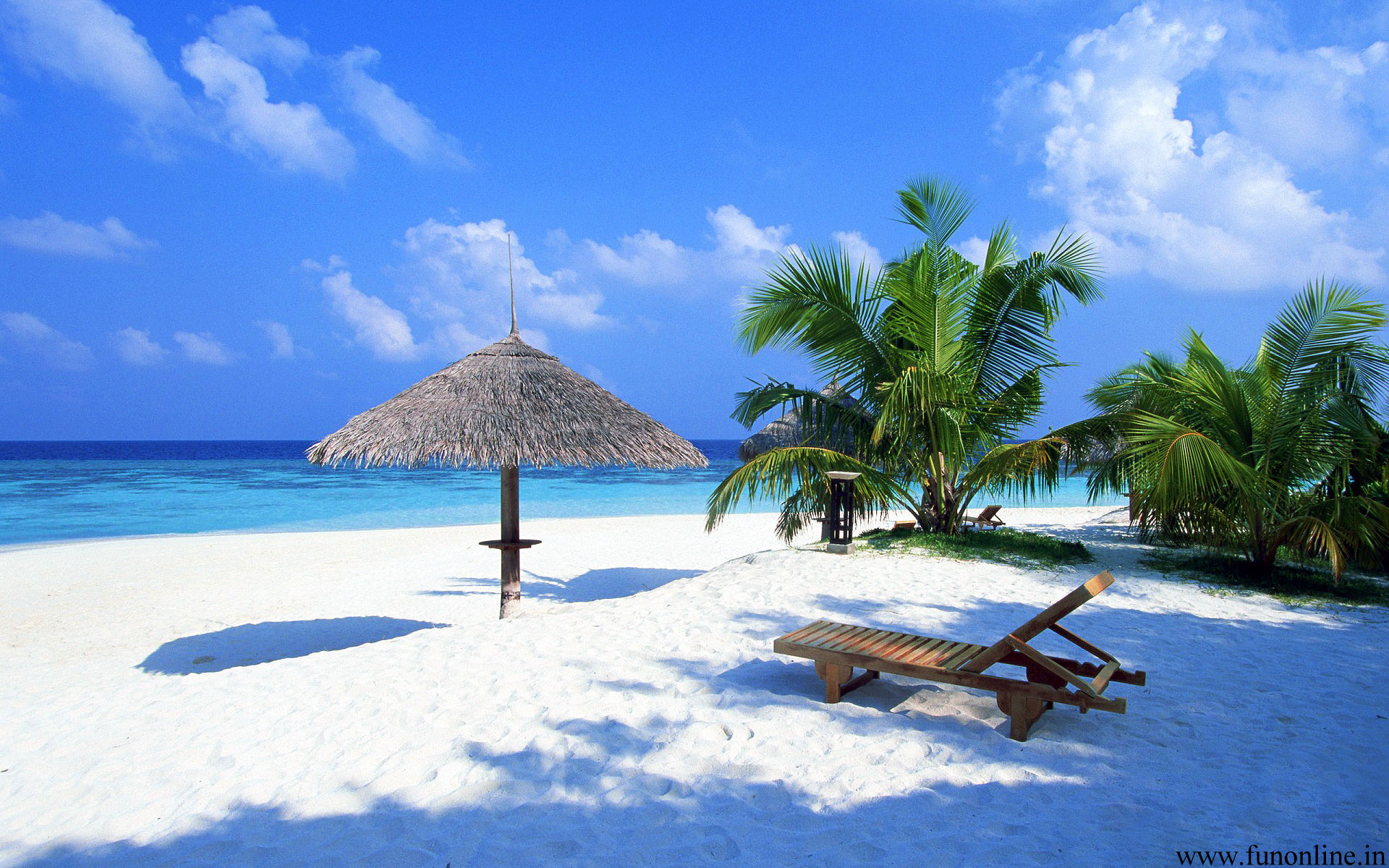 Tropical beach resorts