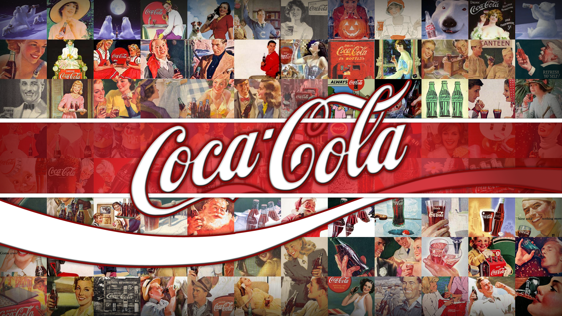 Vintage coca cola wallpaper