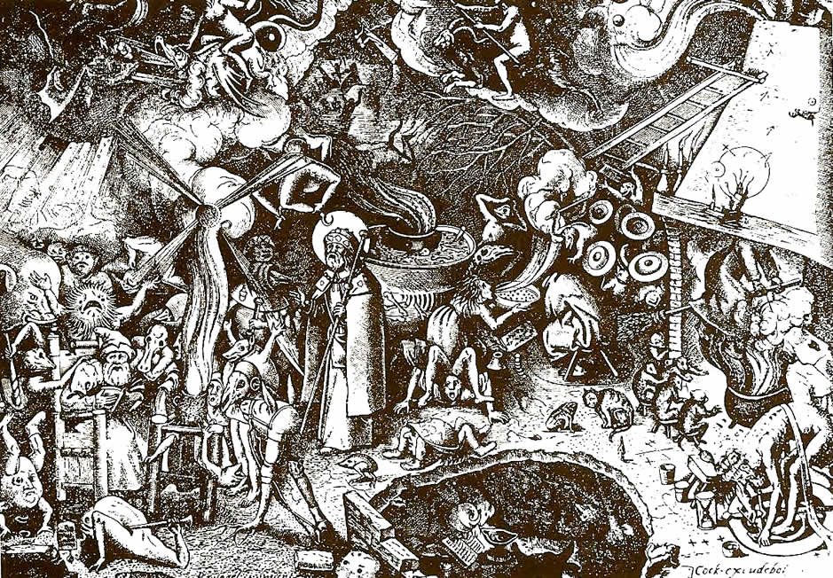 St James In Alchemist Den Full Of Demons - Alchemy Wallpaper