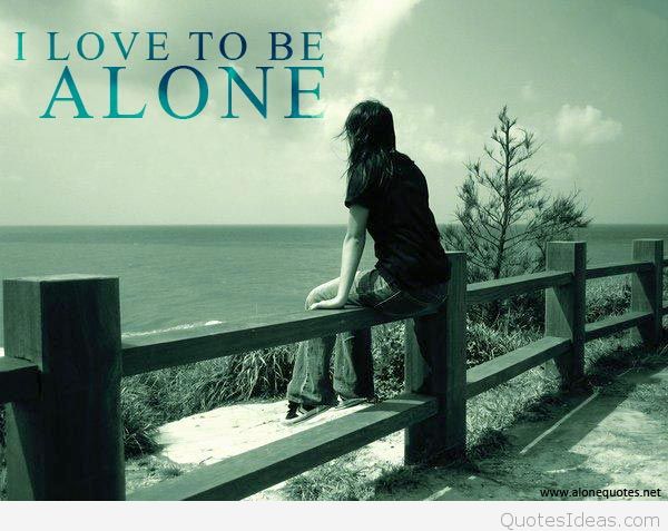 Sad alone girl sayings, quotes wallpapers and pics