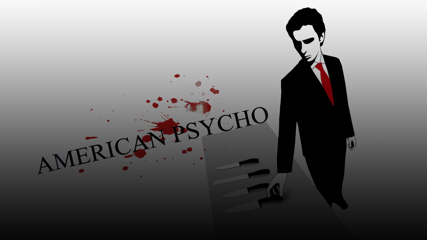 American psycho wallpaper.