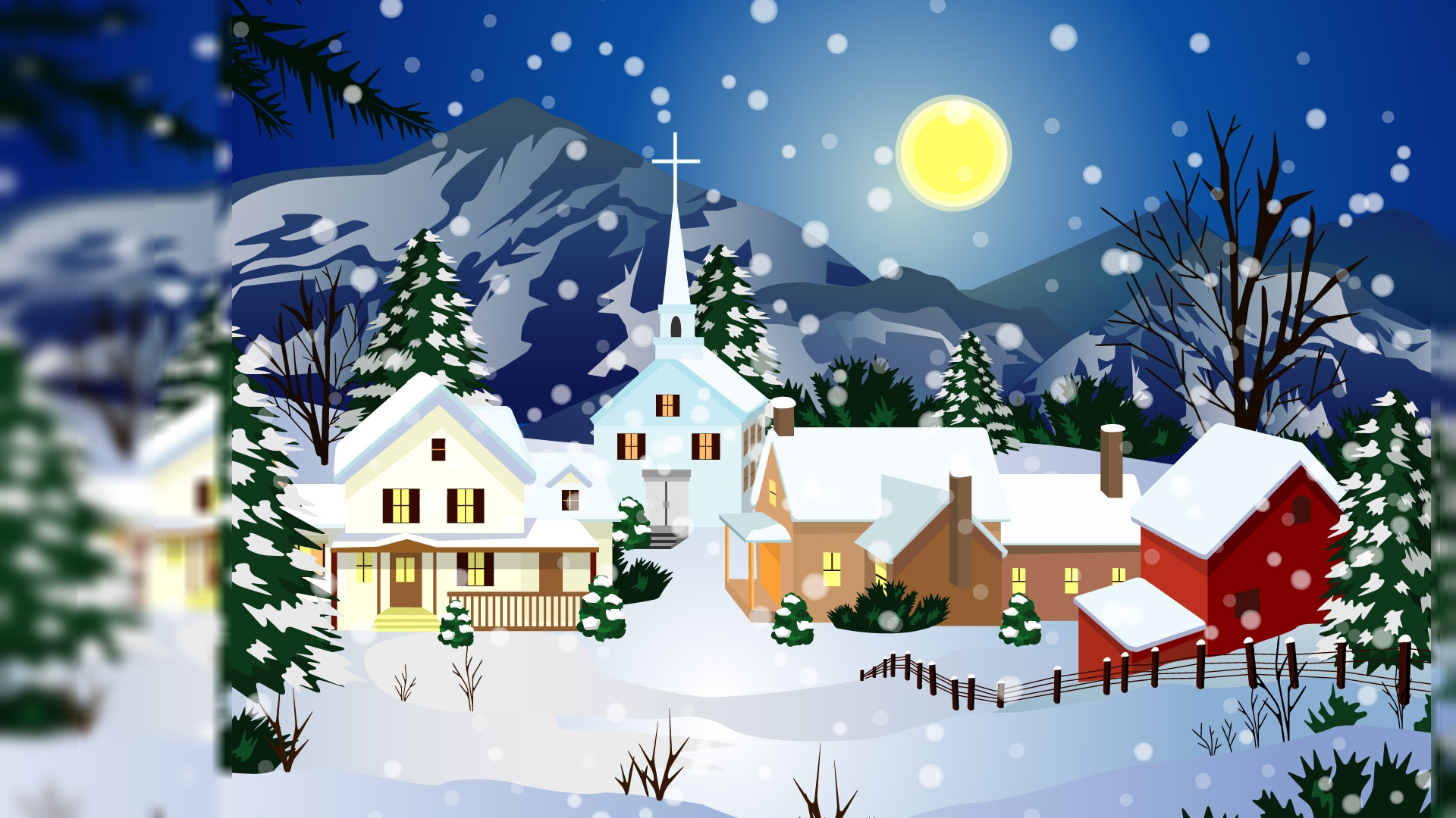 images of animated christmas wallpaper | wallpaper desktop