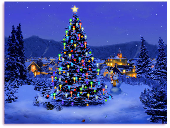 Free Animated Christmas Wallpaper Tree – Free wallpaper download