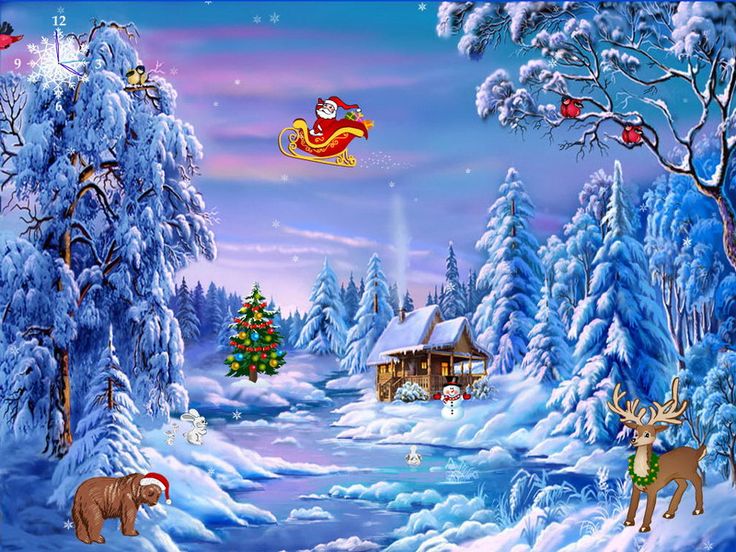 Meer dan 1000 ideeën over Animated Christmas Wallpaper op
