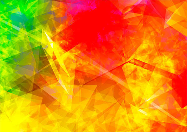Abstract Polygonal Flames Background Design | 123Freevectors
