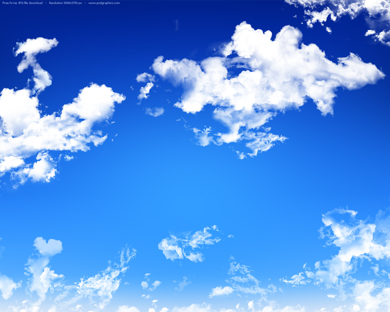 Blue sky background | PSDGraphics