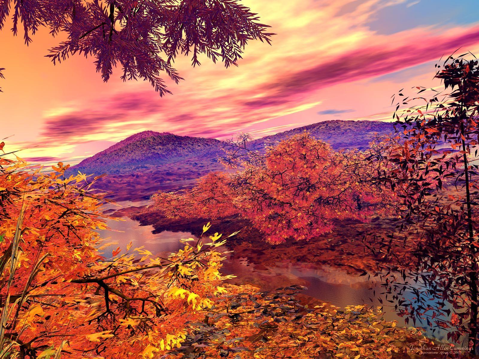 autumn landscape | Beautiful autumn landscape free wallpaper in